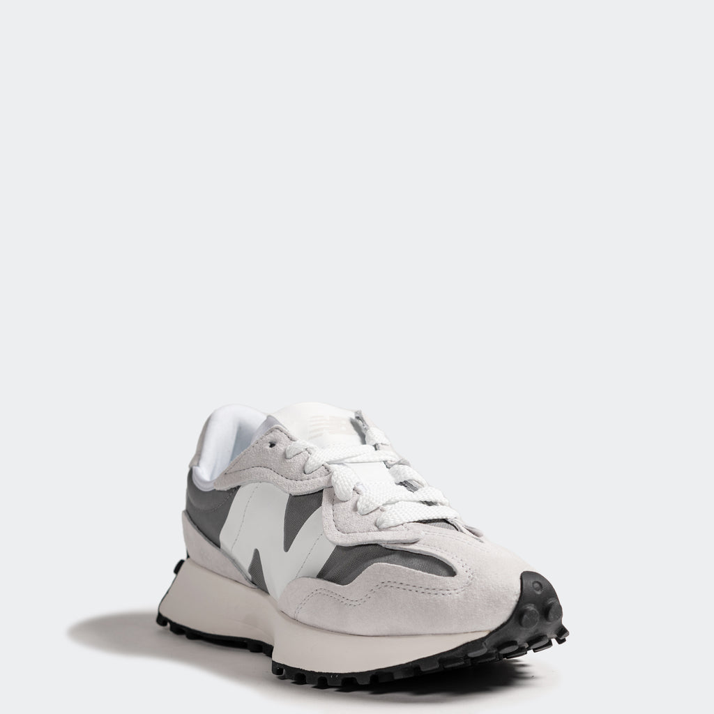 Unisex New Balance 327 Shoes Grey Matter White