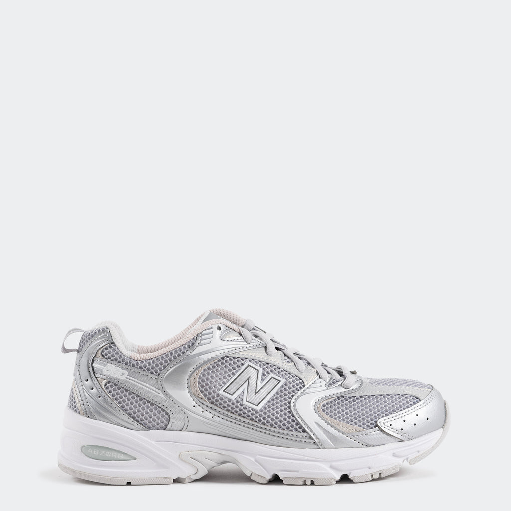 Unisex New Balance 530 Shoes Silver