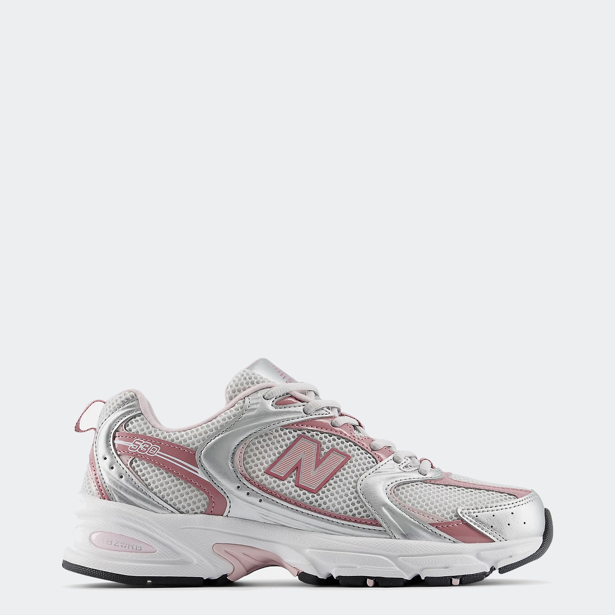 Unisex New Balance 530 Shoes White / Metallic Rosewood