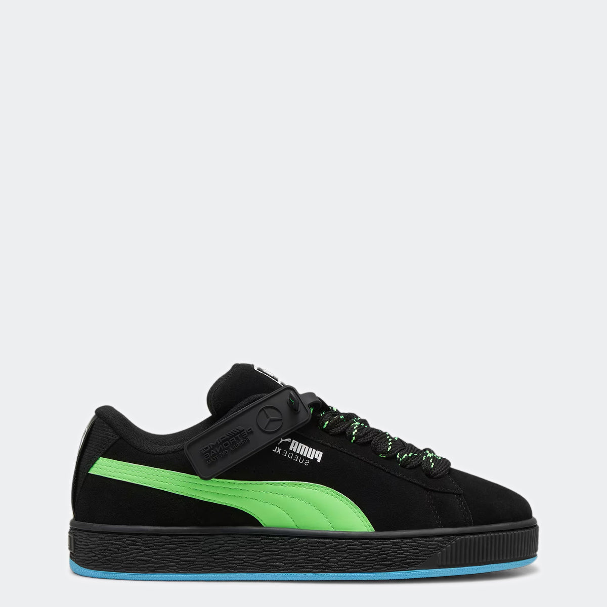 PUMA Mercedes-AMG Petronas F1 Suede XL Neon Shoes| Chicago City Sports