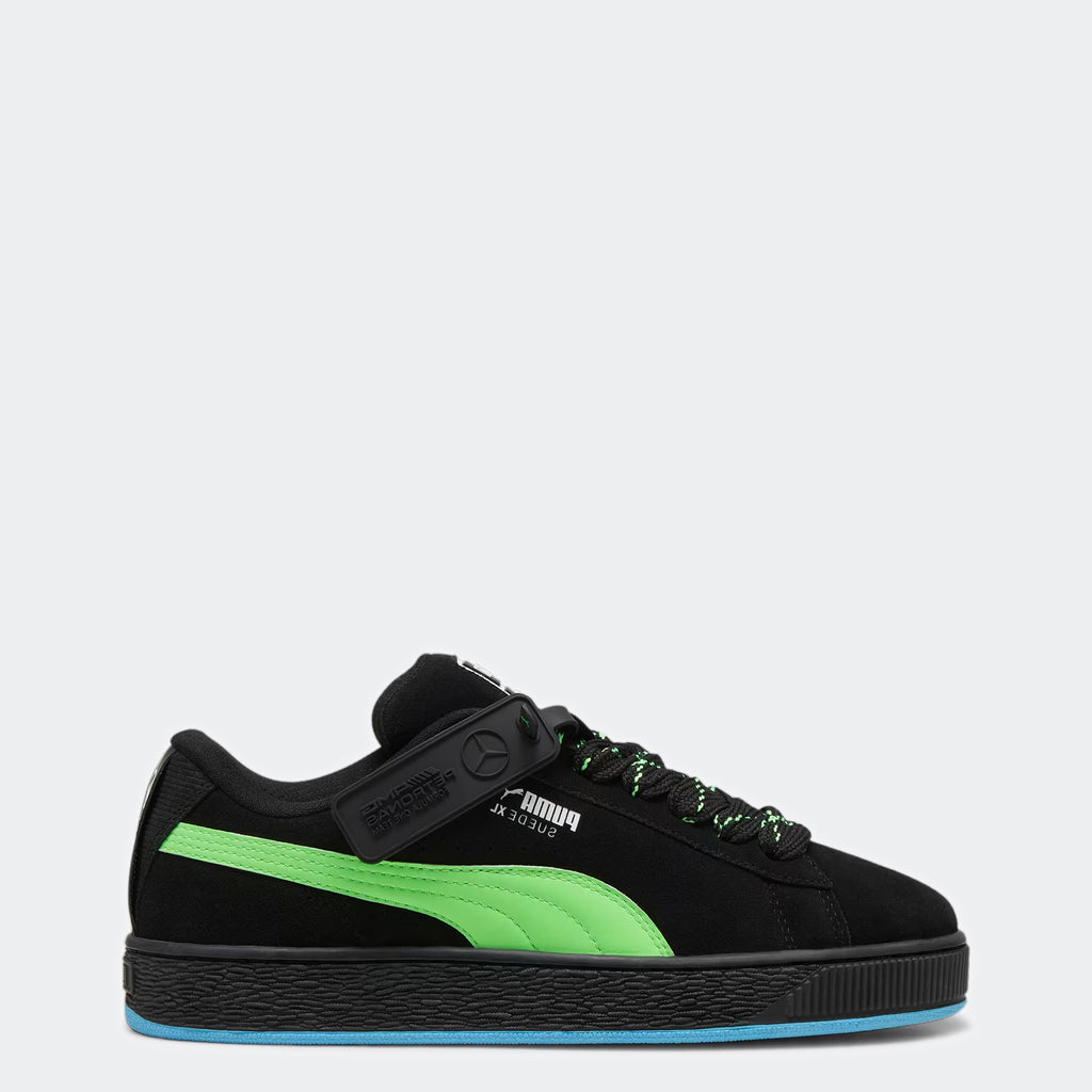 Unisex PUMA Mercedes-AMG Petronas F1 Suede XL Neon Shoes