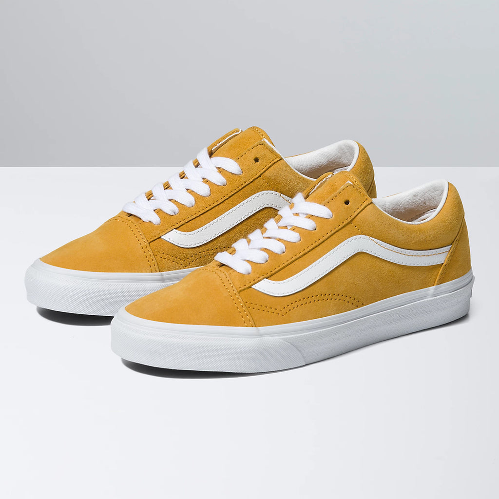 Unisex Vans Canvas Old Skool Shoes Golden Yellow