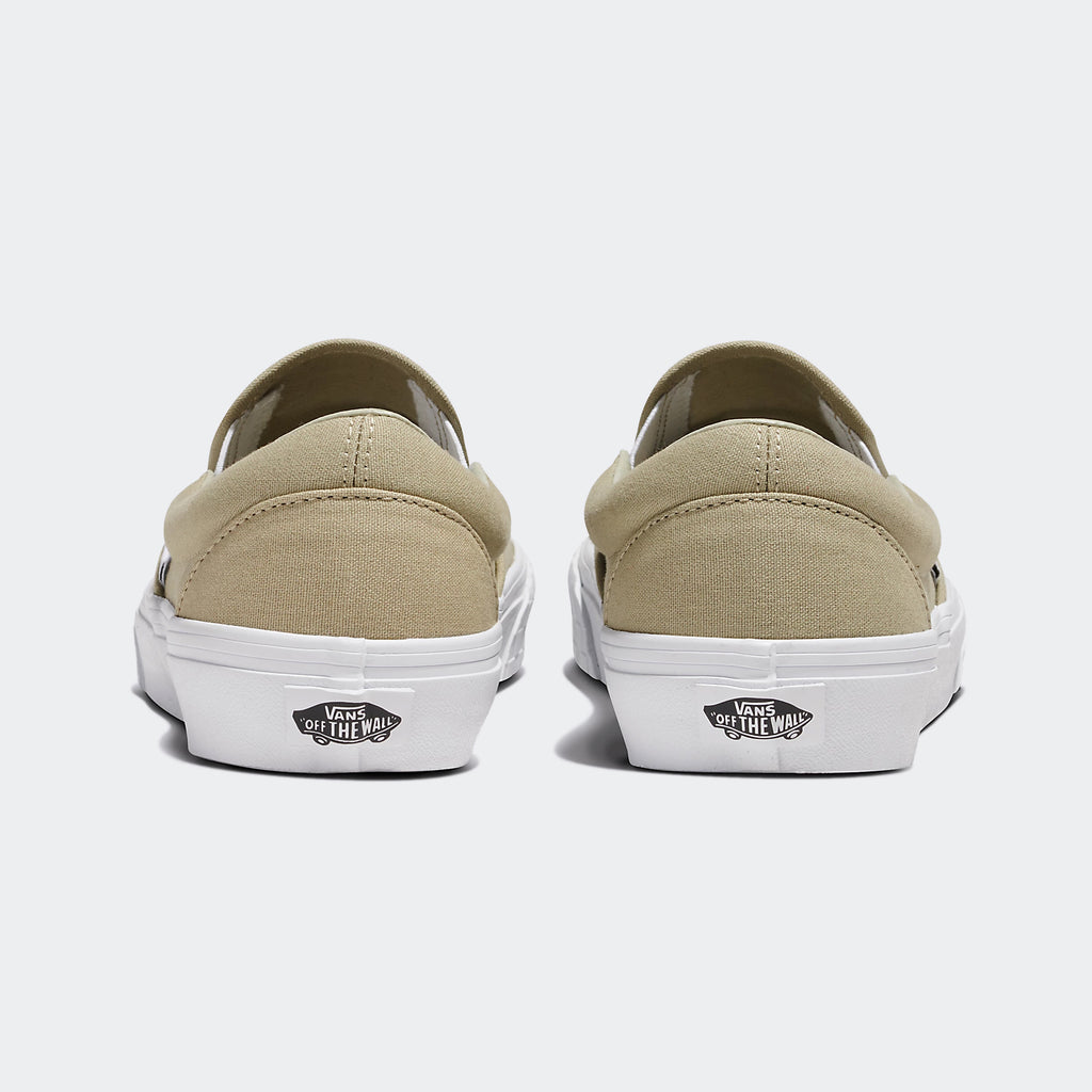 Unisex Vans Classic Slip-On Shoes Bumper Khaki