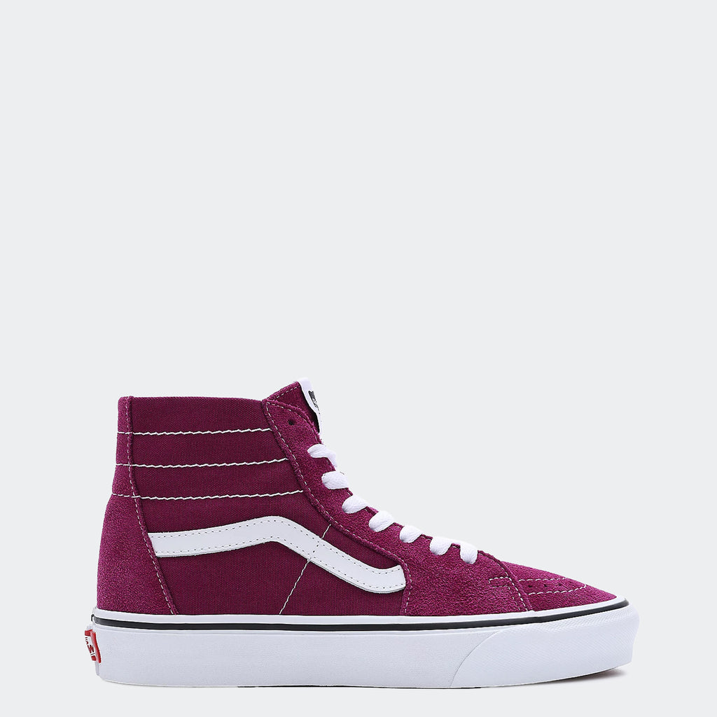 Unisex Vans Color Theory Sk8-Hi Tapered Shoes Dark Purple