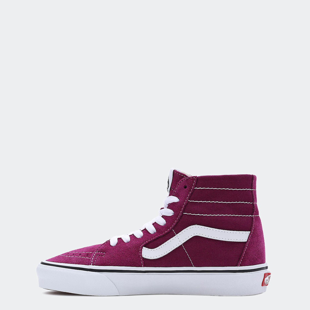 Unisex Vans Color Theory Sk8-Hi Tapered Shoes Dark Purple