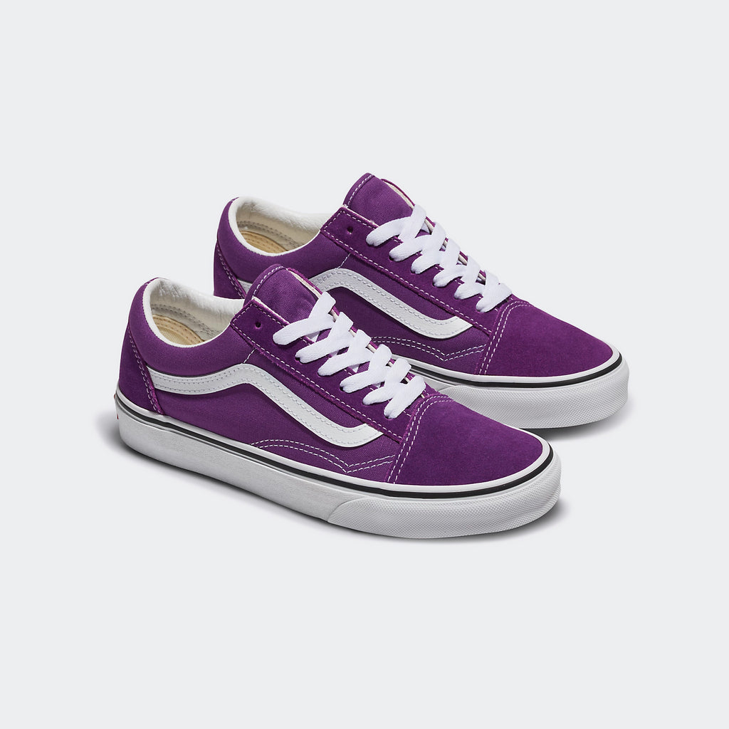 Unisex Vans Canvas Old Skool Shoes Purple Magic