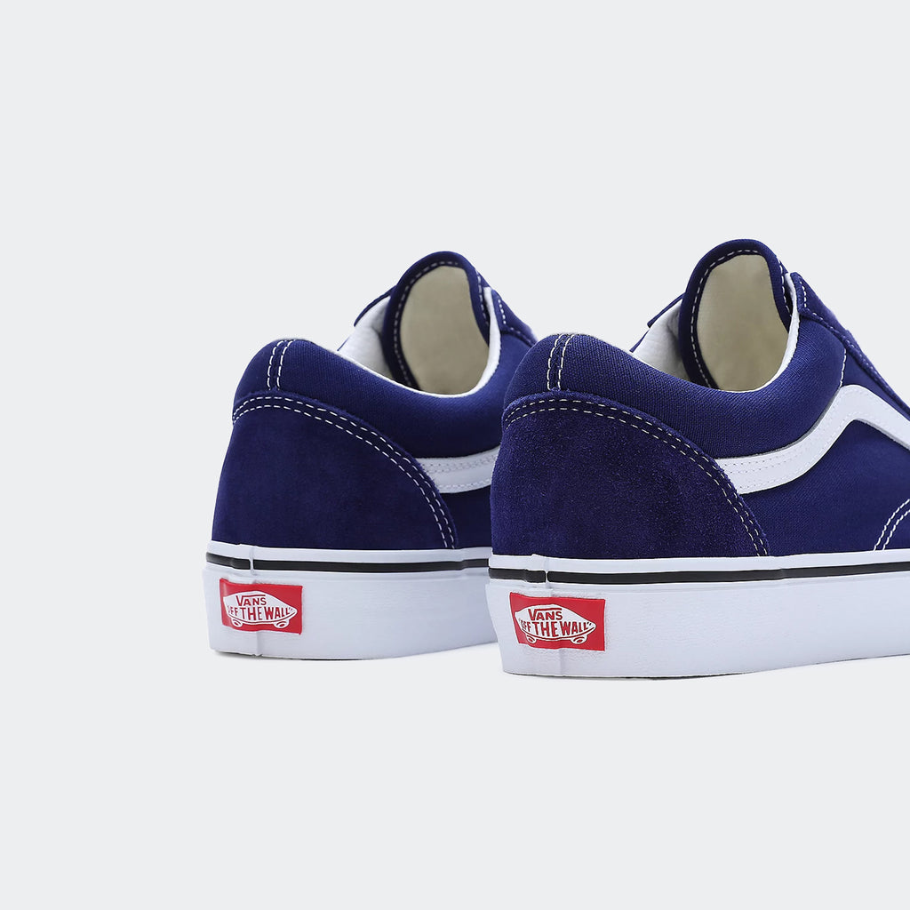 Unisex Vans Canvas Old Skool Shoes Theory Blue