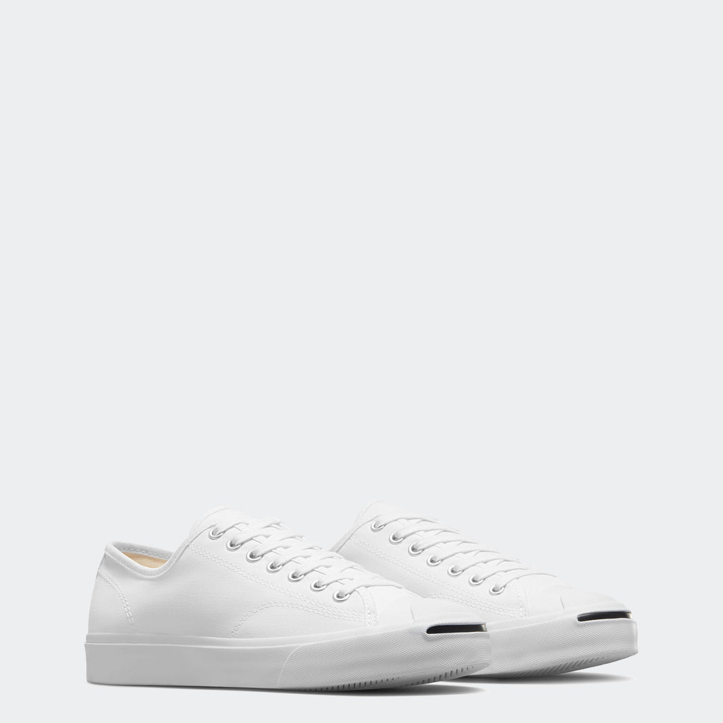 Unisex Converse Jack Purcell Canvas Shoes White