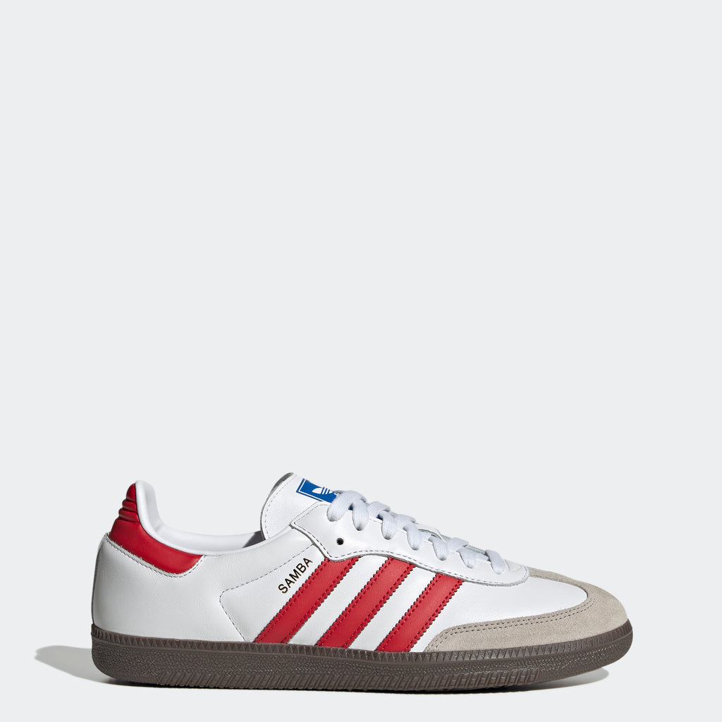 Unisex adidas Originals Samba OG Shoes Cloud White Better Scarlet