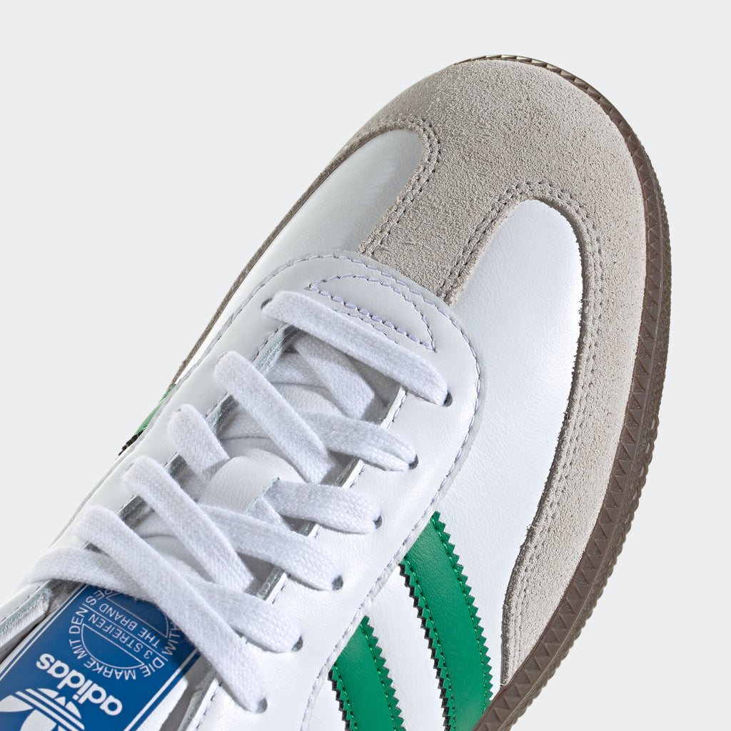 Unisex adidas Originals Samba OG Shoes Cloud White Green