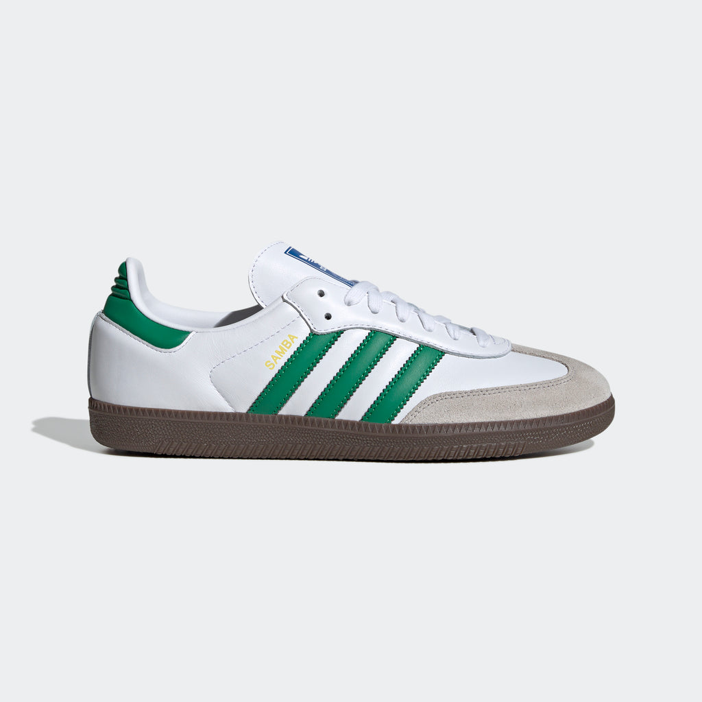 Unisex adidas Originals Samba OG Shoes Cloud White Green