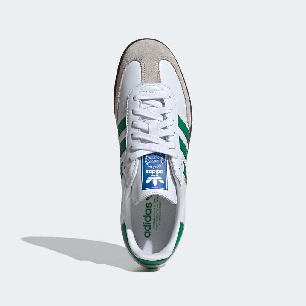 Unisex adidas Originals Samba OG Shoes Cloud White Green