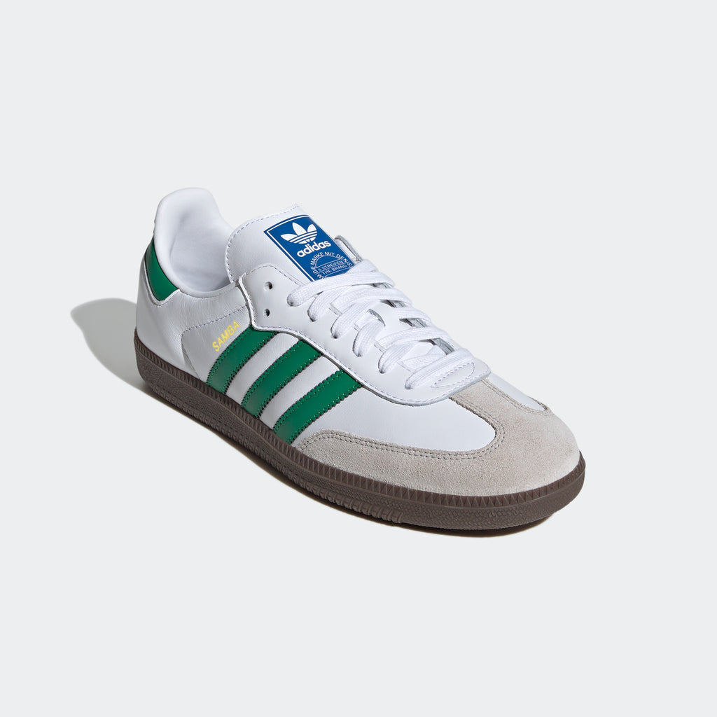 Unisex adidas Originals Samba OG Shoes Cloud White Green