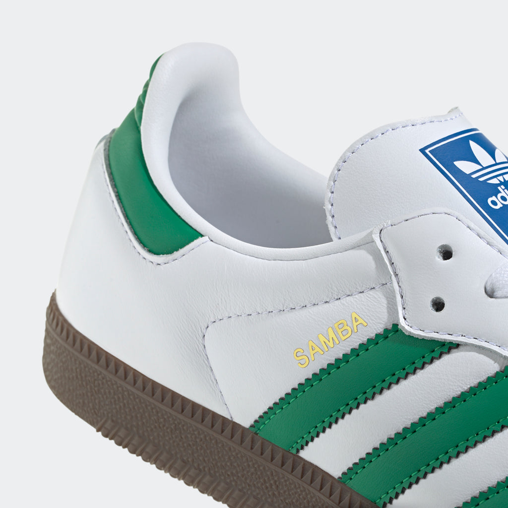 Unisex adidas Originals Samba OG Shoes Cloud White Green