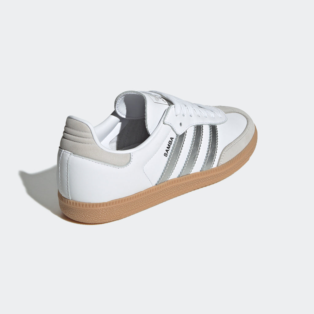 Unisex adidas Originals Samba OG Shoes White Silver Metallic