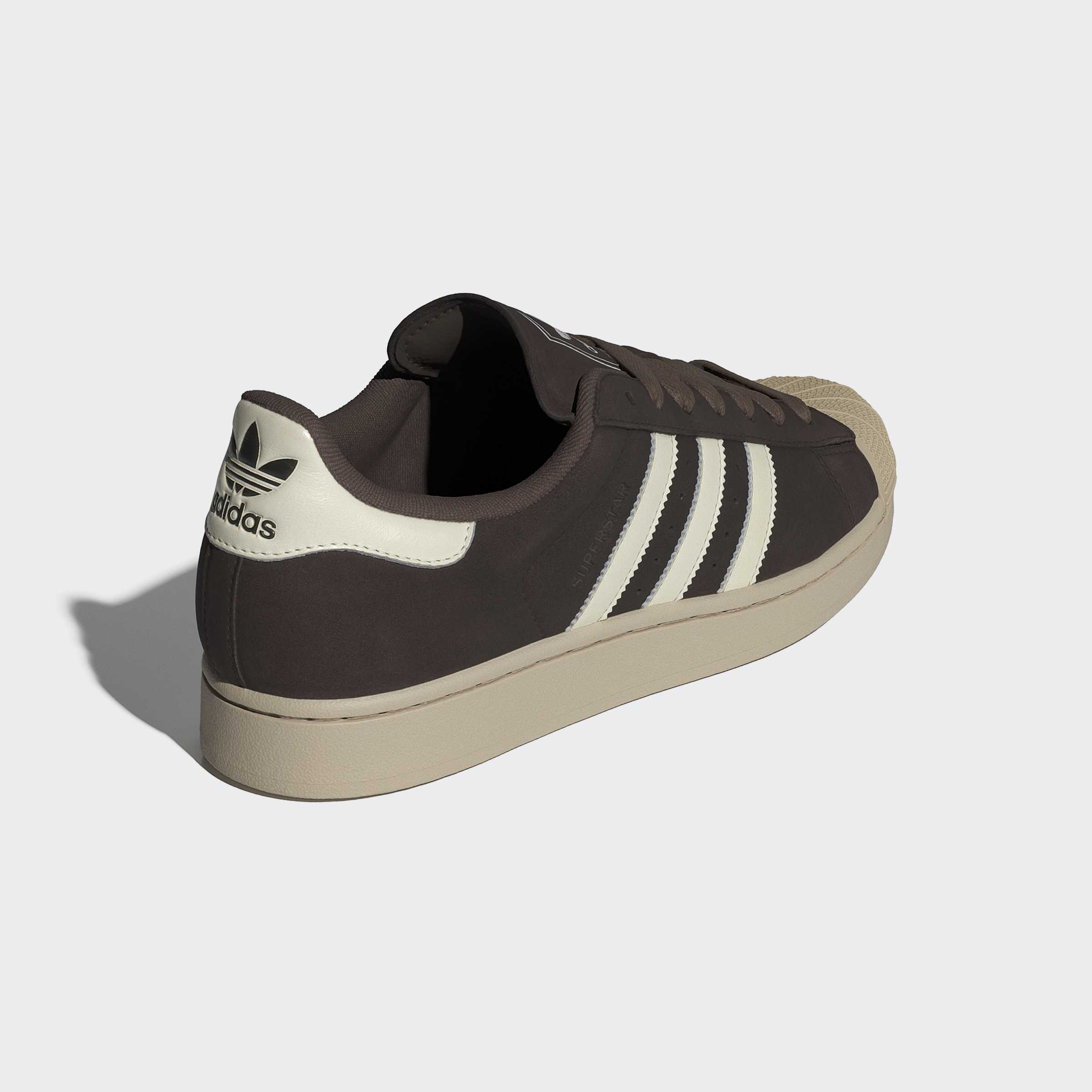 Men's adidas Originals Superstar II Shoes Aurora Coffee