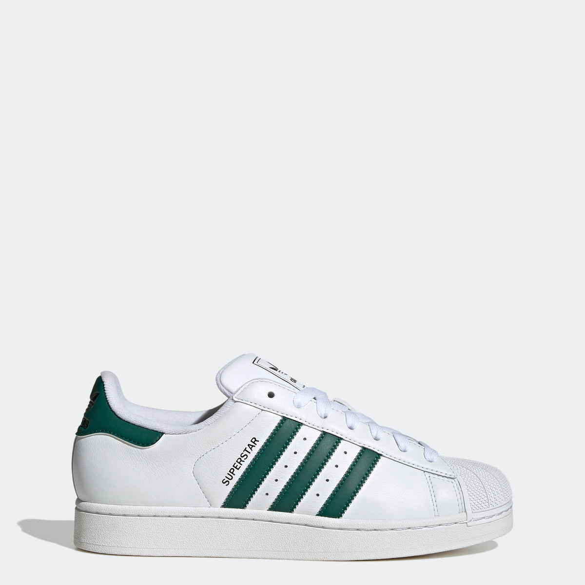 Size 12 Men’s Adidas Superstar Cloud Green/White Sneakers [HQ1435] Adidas Superstar II Cloud White / Collegiate Green - Feb  main image 4