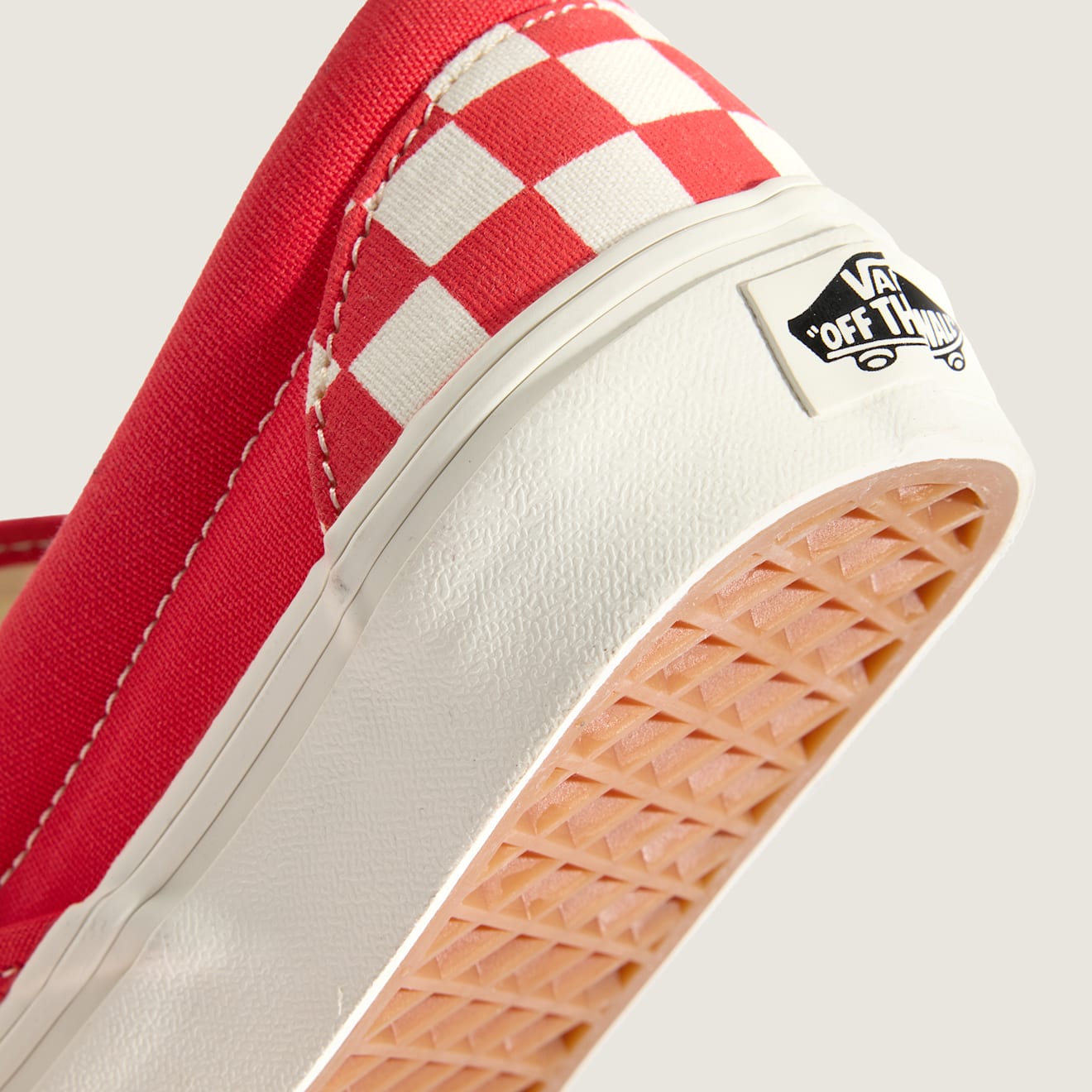 Unisex Vans Classic Slip-On Checkerboard Shoes Tomato