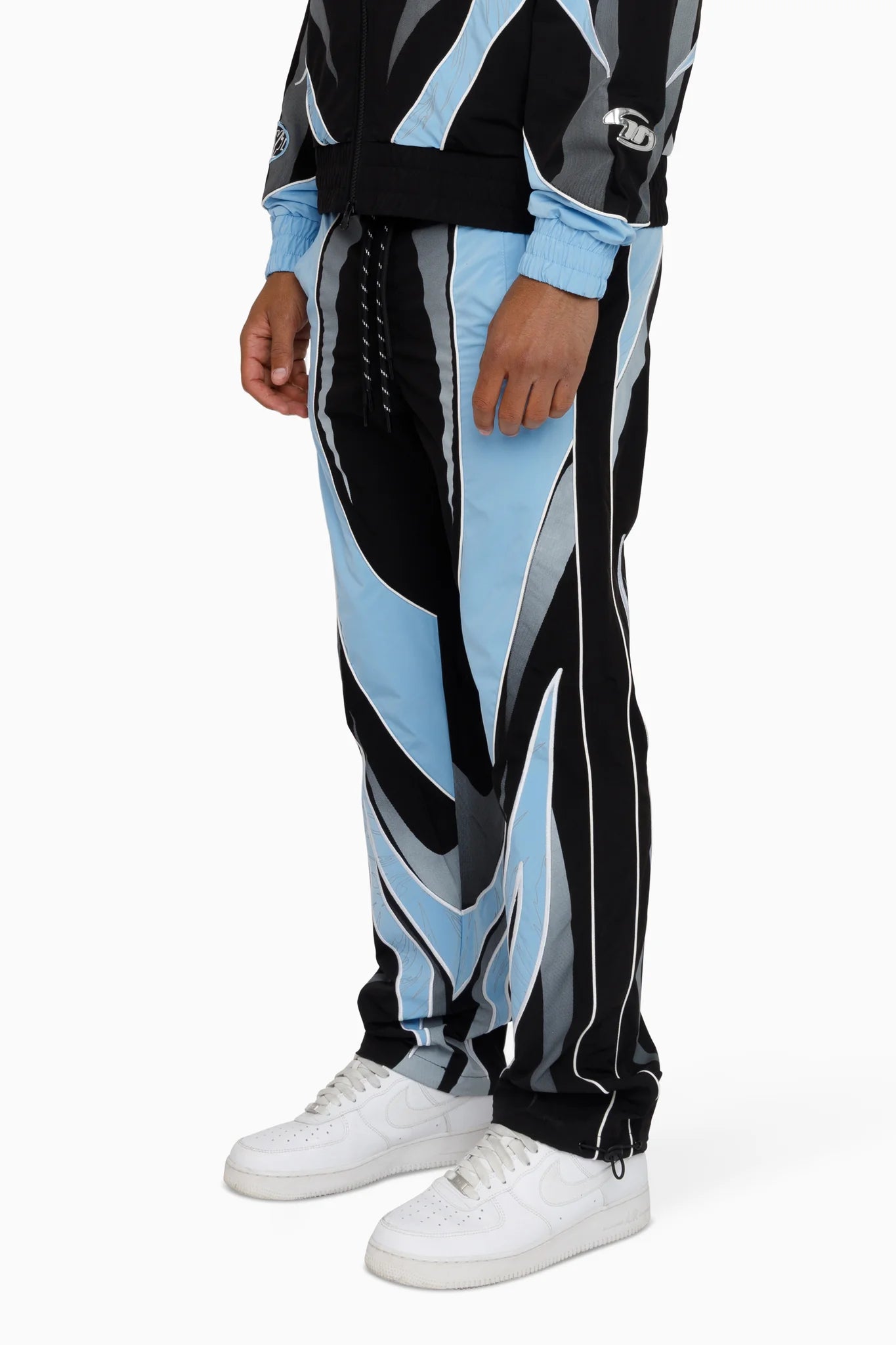 Men's Smoke Rise Rising Colorblock Windbreaker Pants Blue Bell