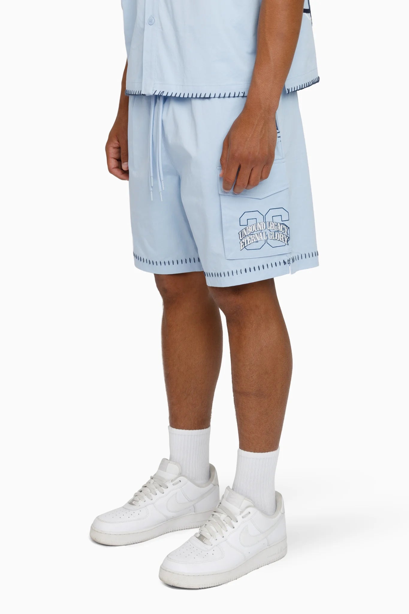 Men's Smoke Rise Infinite Ambition Woven Shorts Blue Bell
