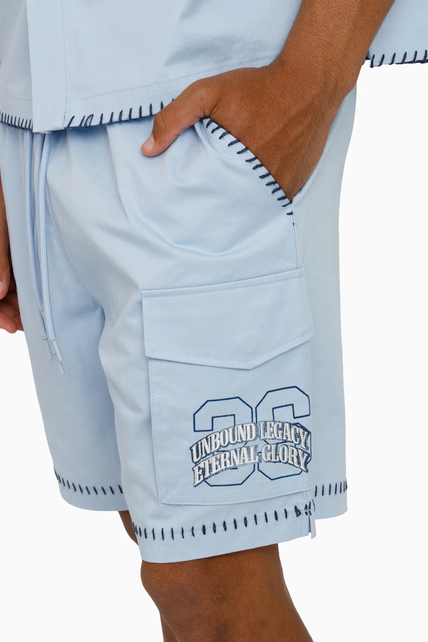 Men's Smoke Rise Infinite Ambition Woven Shorts Blue Bell