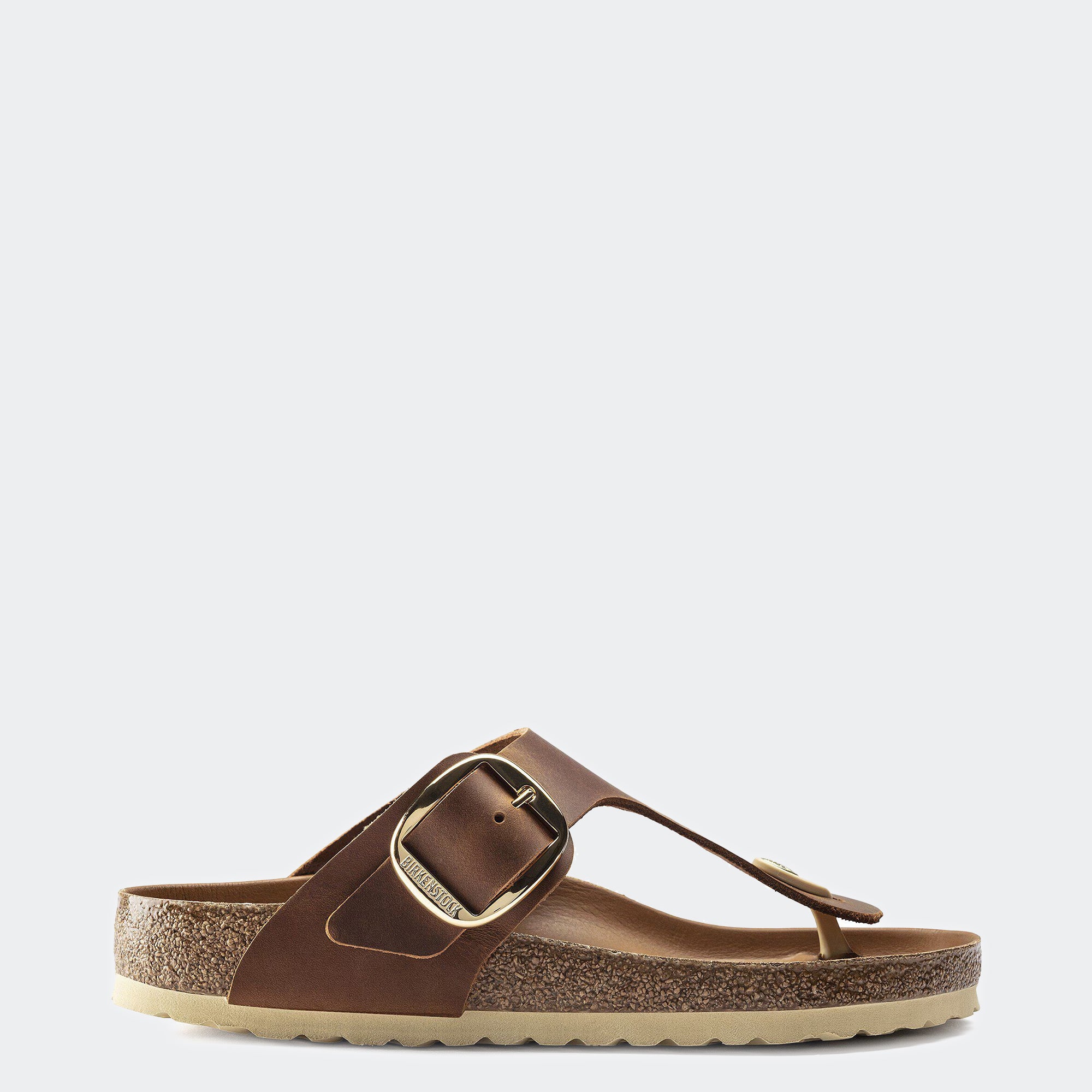 Women's BIRKENSTOCK Gizeh Big Buckle Cognac