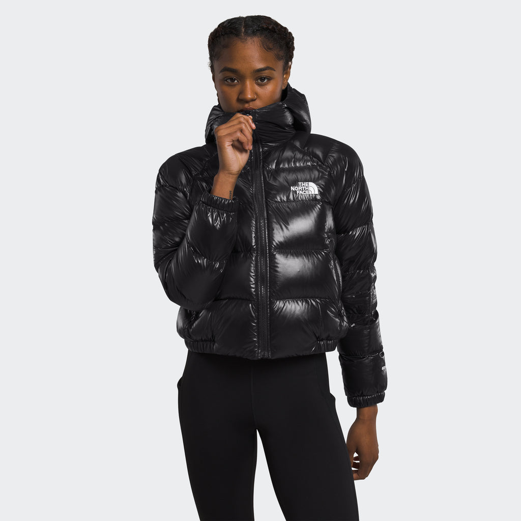 Women's The North Face Hydrenalite Down Hoodie Jacket Black Shine