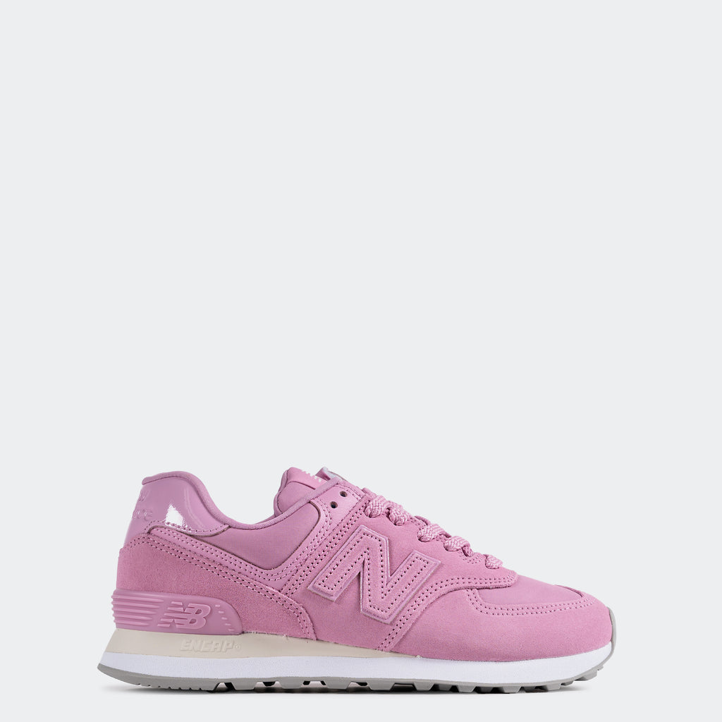 Women's New Balance 574 Shoes Pink Sugar