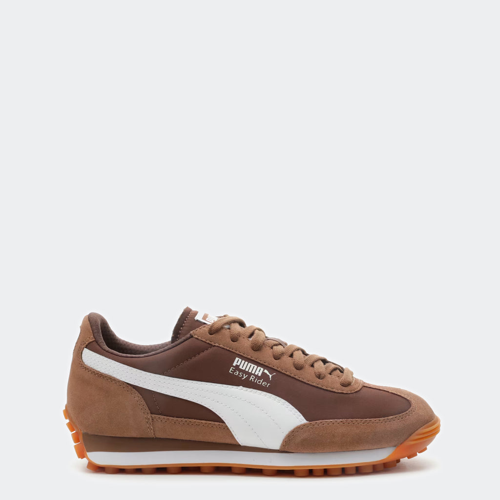 Women's PUMA Easy Rider Suede & Nylon Haute Coffee