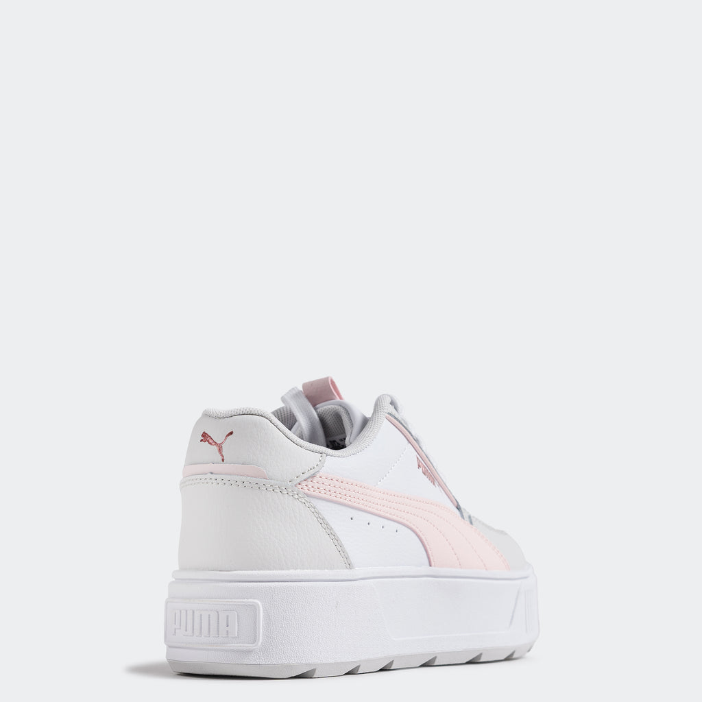Women's PUMA Karmen Rebelle Sneakers White Pink