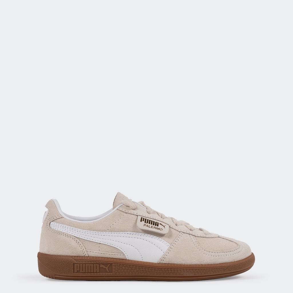Women's PUMA Palermo Suede Shoes Off White