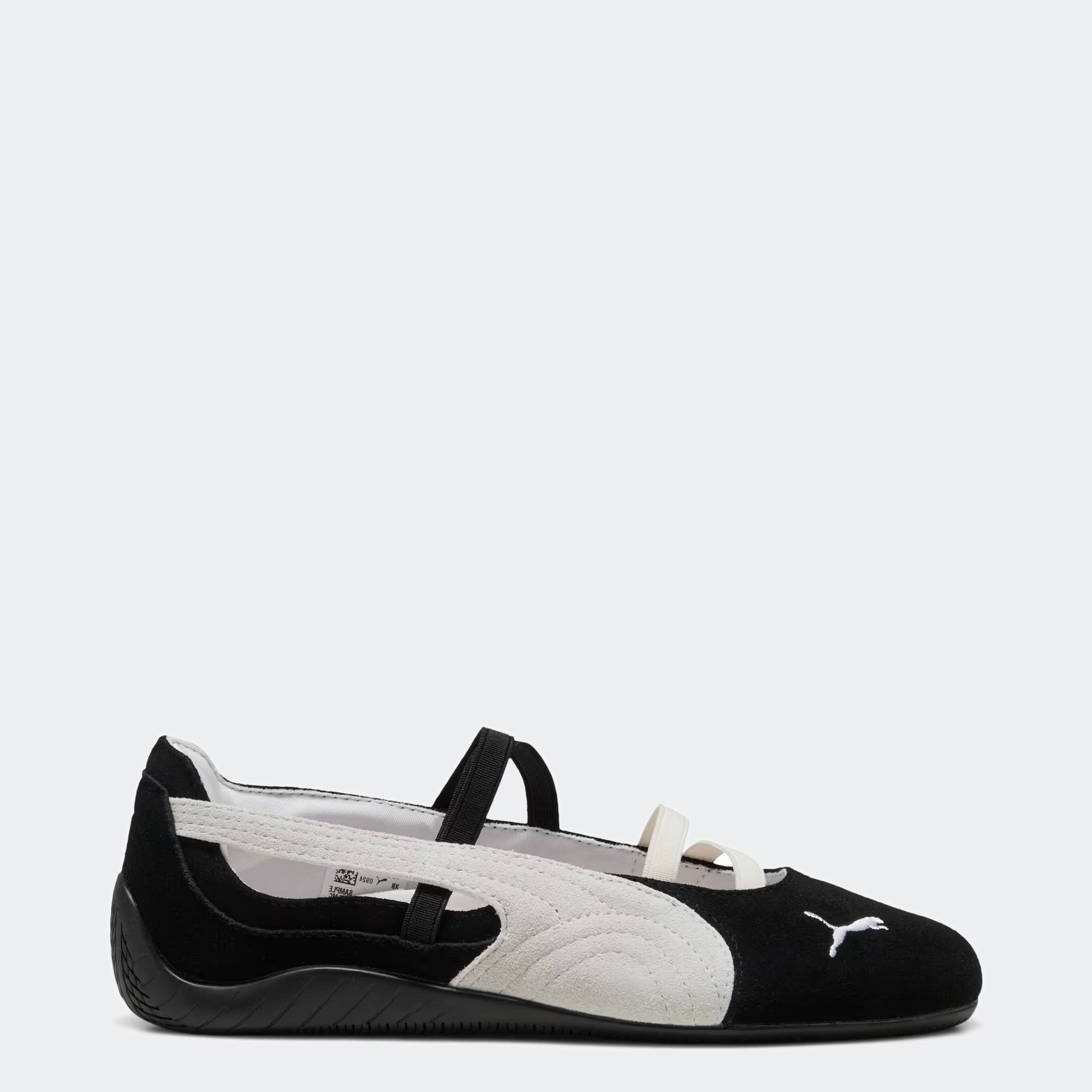 Women's PUMA Speedcat Ballet Suede Shoes Black/White