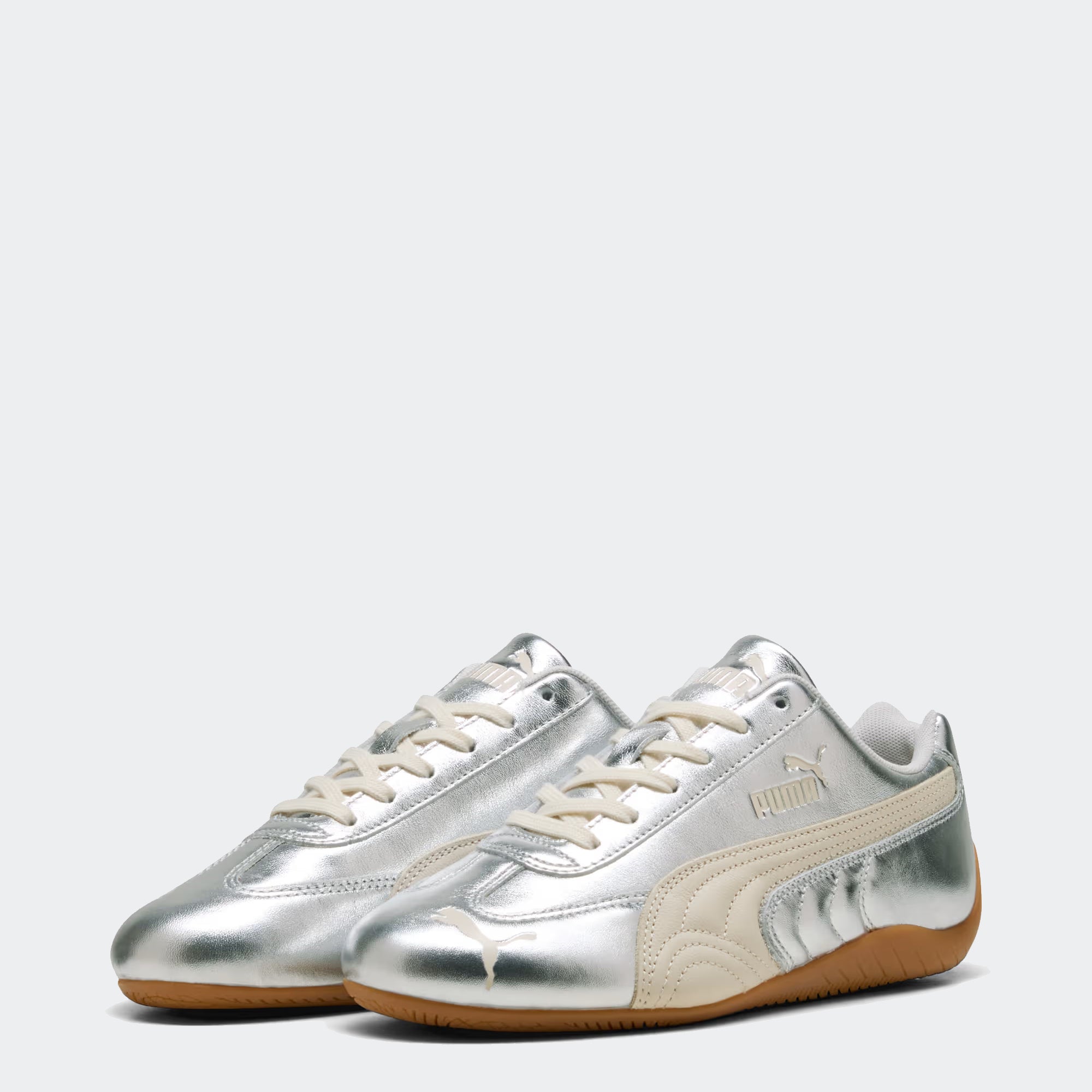 Women's PUMA Speedcat Silver Shoes Alpine Snow-Gum