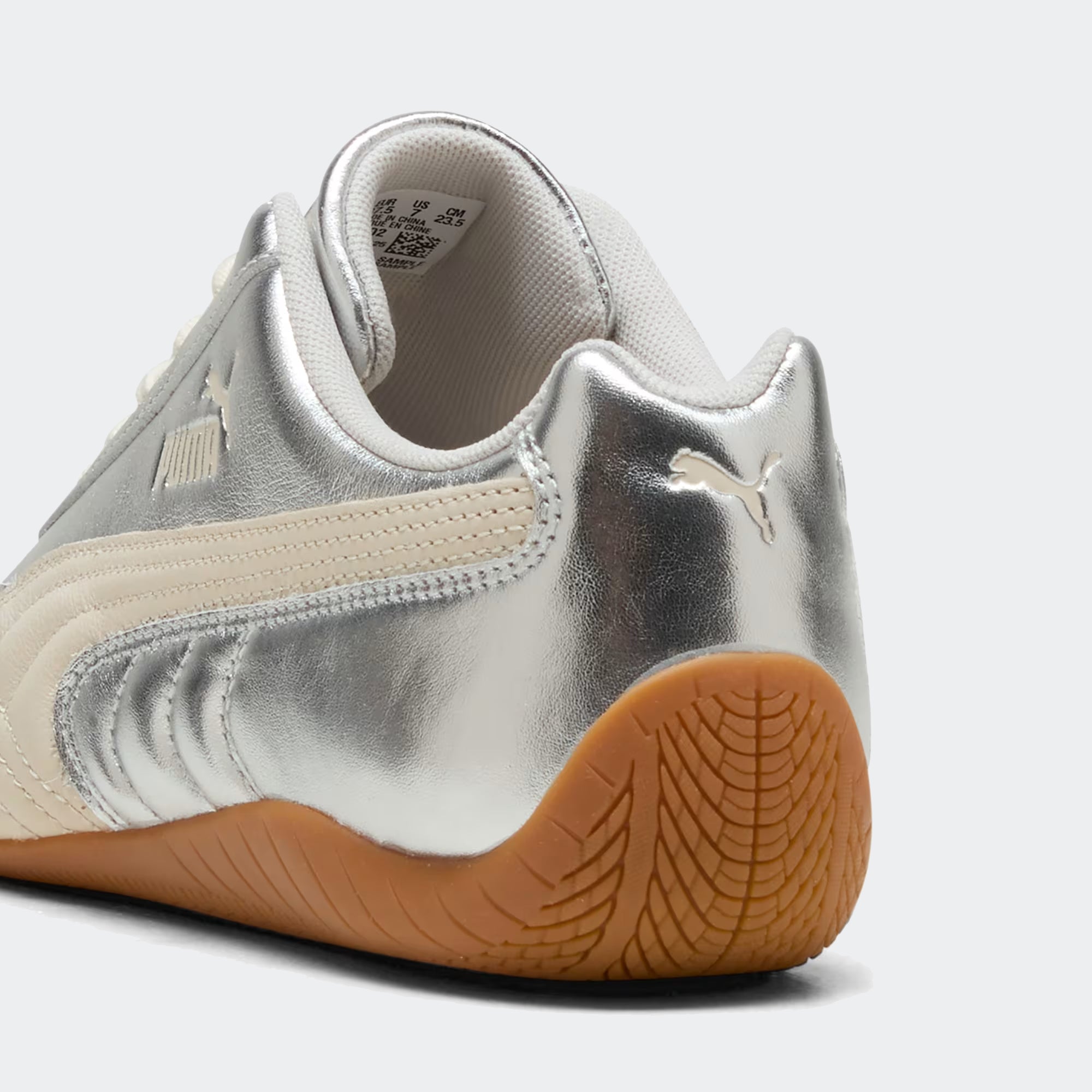 Women's PUMA Speedcat Silver Shoes Alpine Snow-Gum