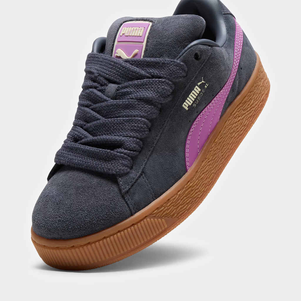 Women's PUMA Suede XL Shoes Galactic Gray