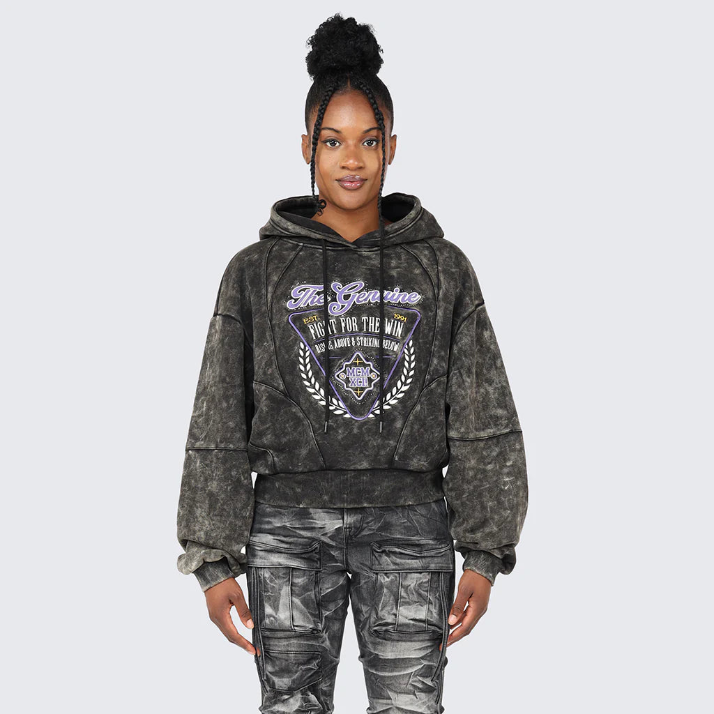 Women's Smoke Rise Oversized Pullover Hoodie Graphite