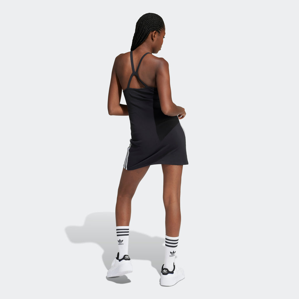 Women's adidas Originals 3-Stripes Mini Dress Black