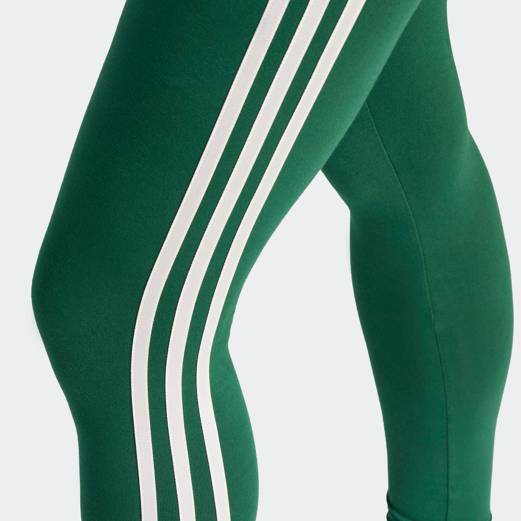 Women's adidas Originals Adicolor 3-Stripes Leggings Collegiate Green