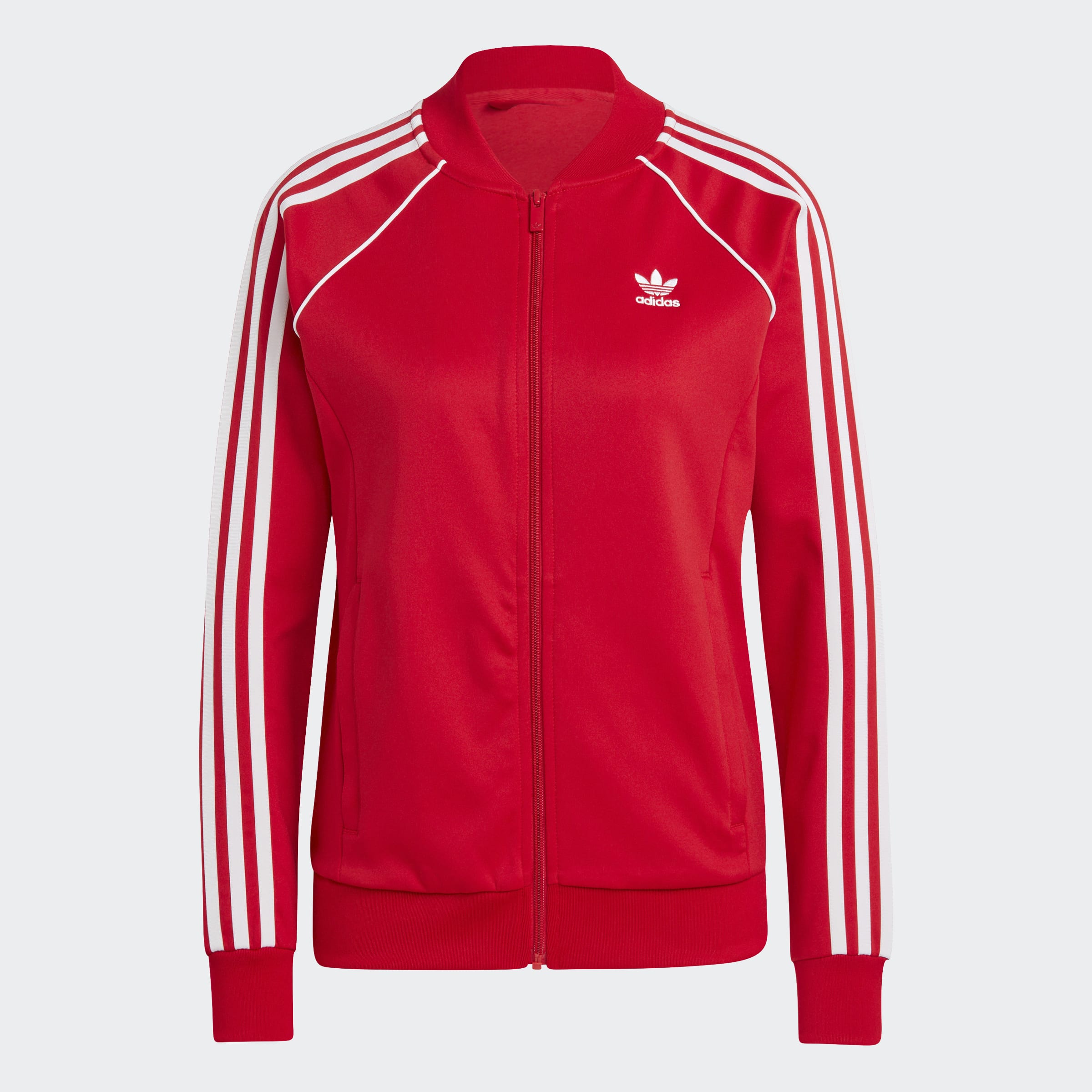 Women's adidas Originals SST Track Jacket Red | Chicago City Sports