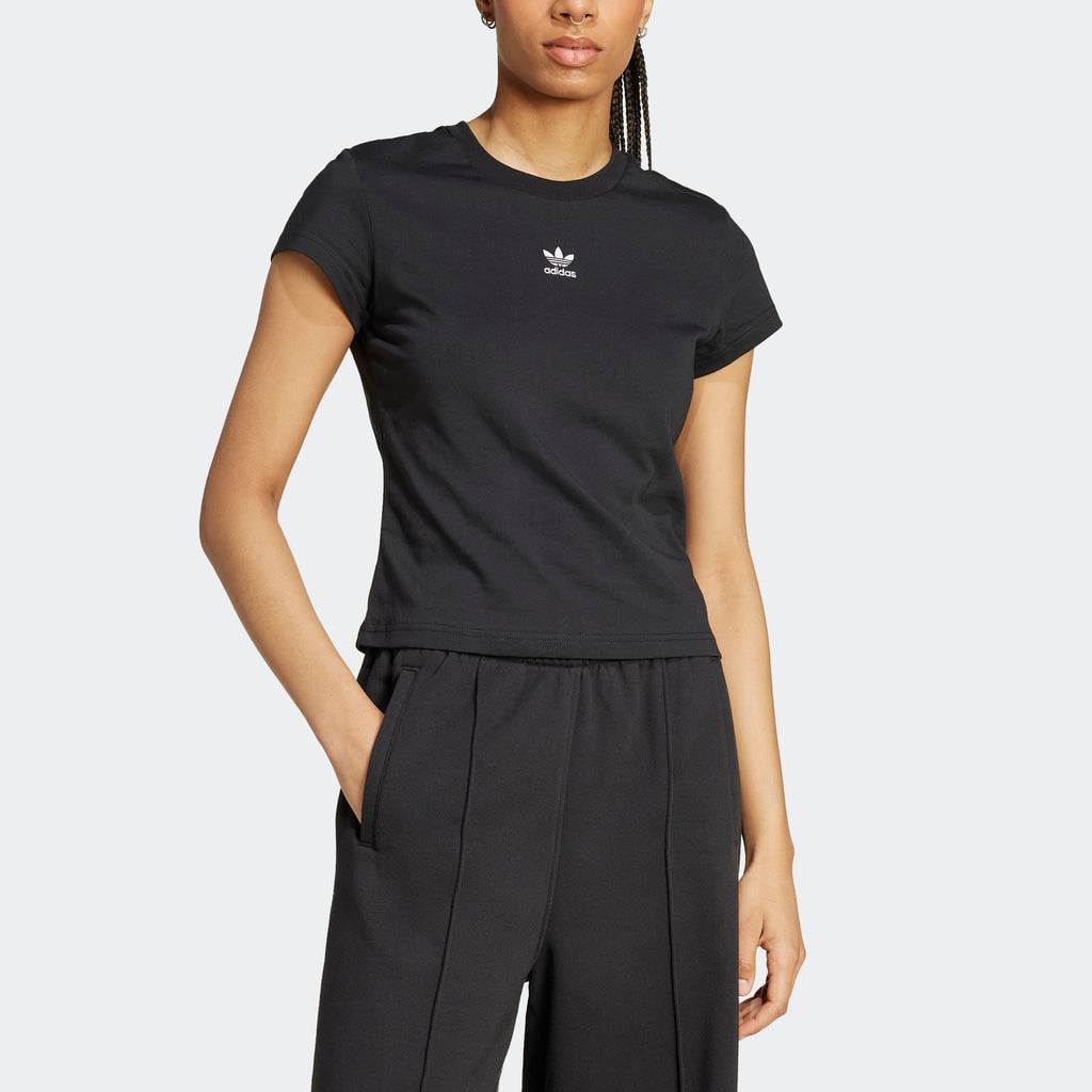 Women's adidas Originals Essentials Slim Tee Black