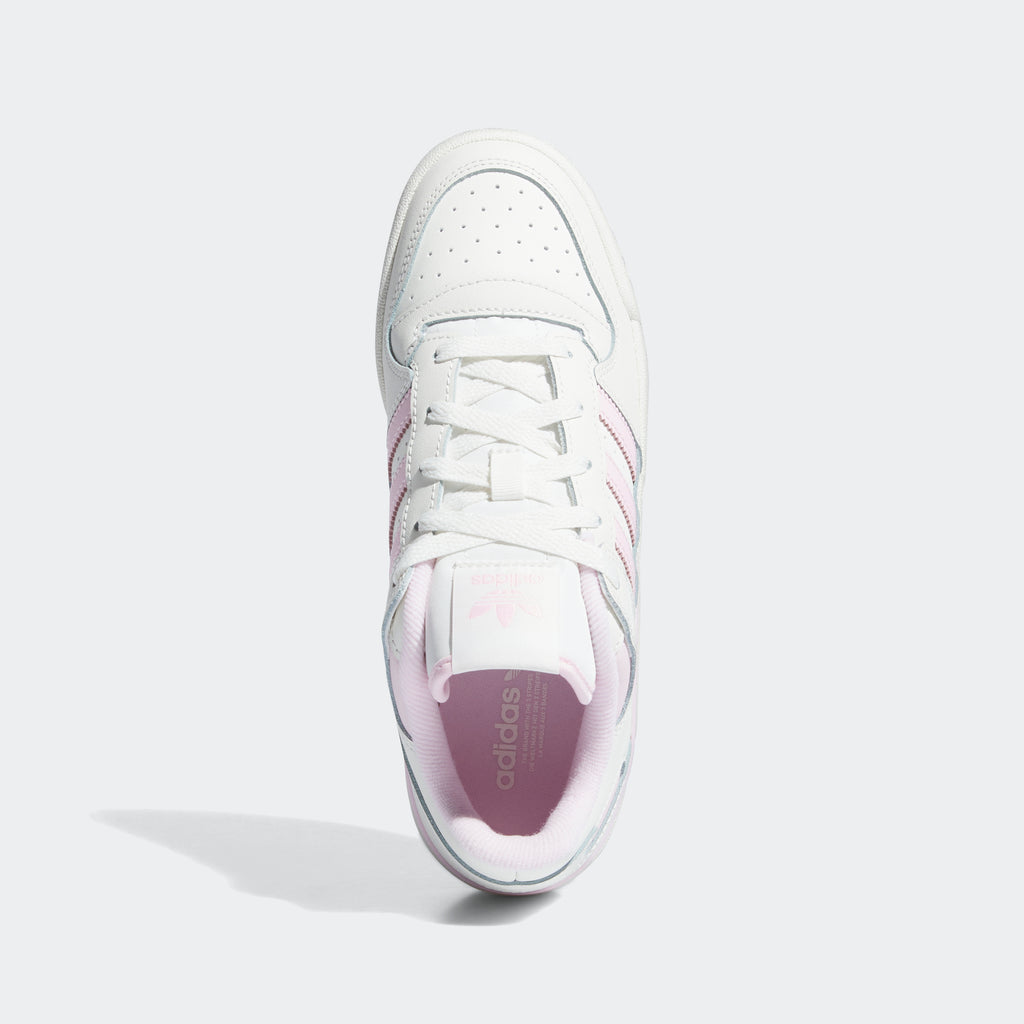 Women's adidas Originals Forum Low CL Shoes Cloud White Clear Pink