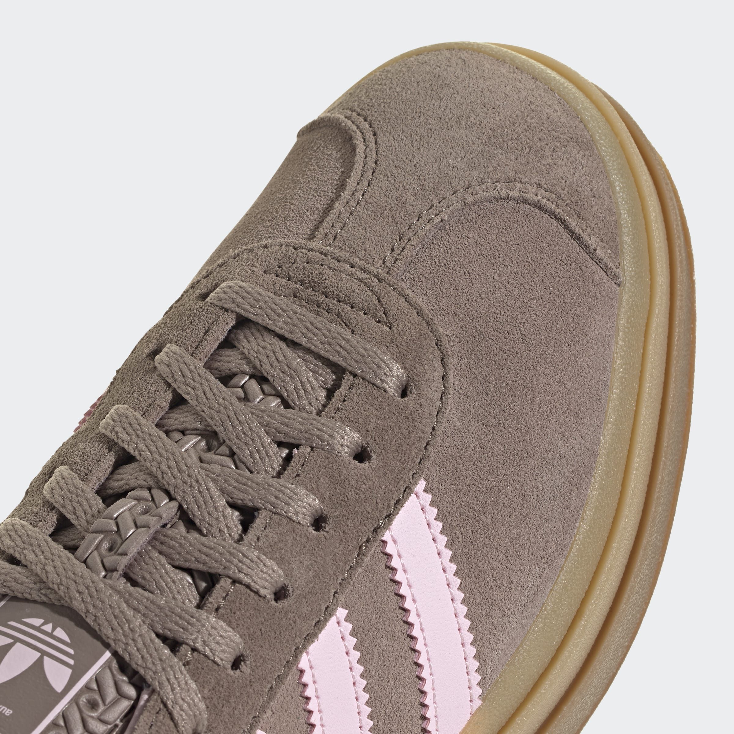 Women's adidas Originals Gazelle Bold Shoes Trace Brown / Clear Pink / Earth Strata