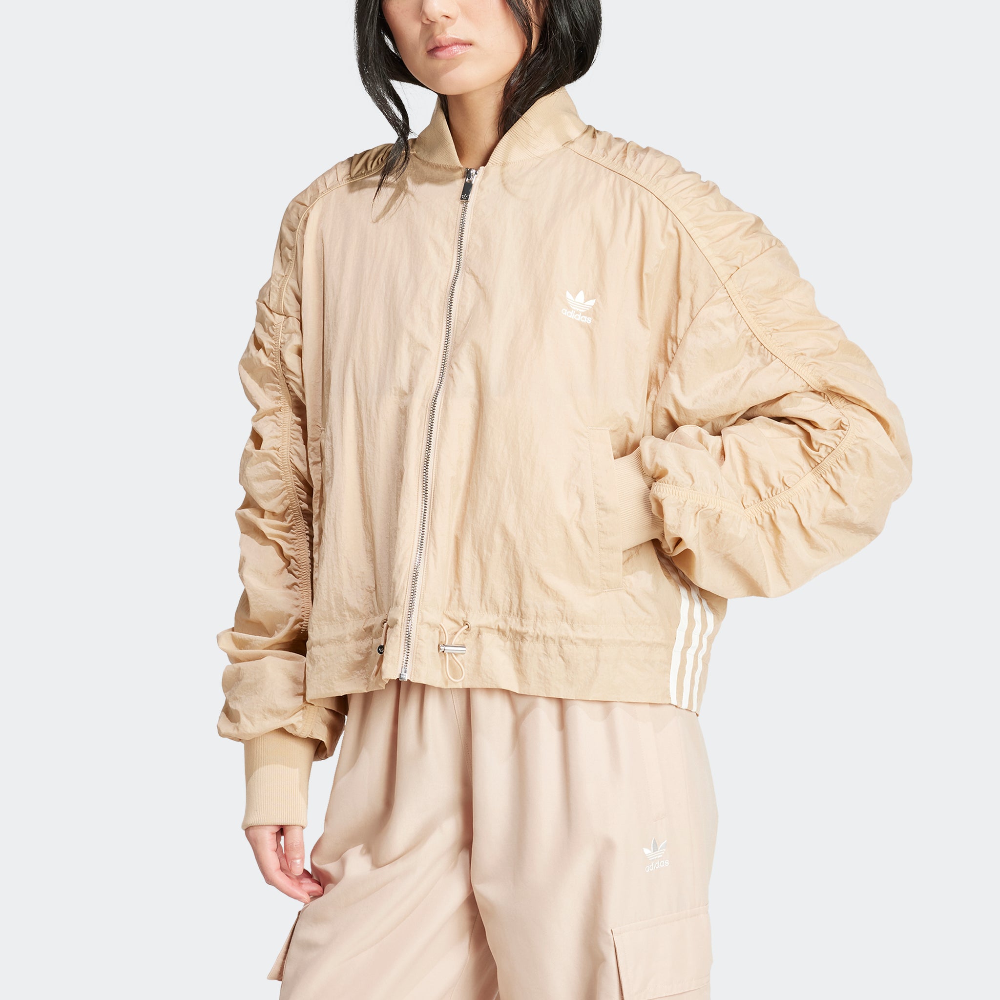 Adidas silk jacket clearance