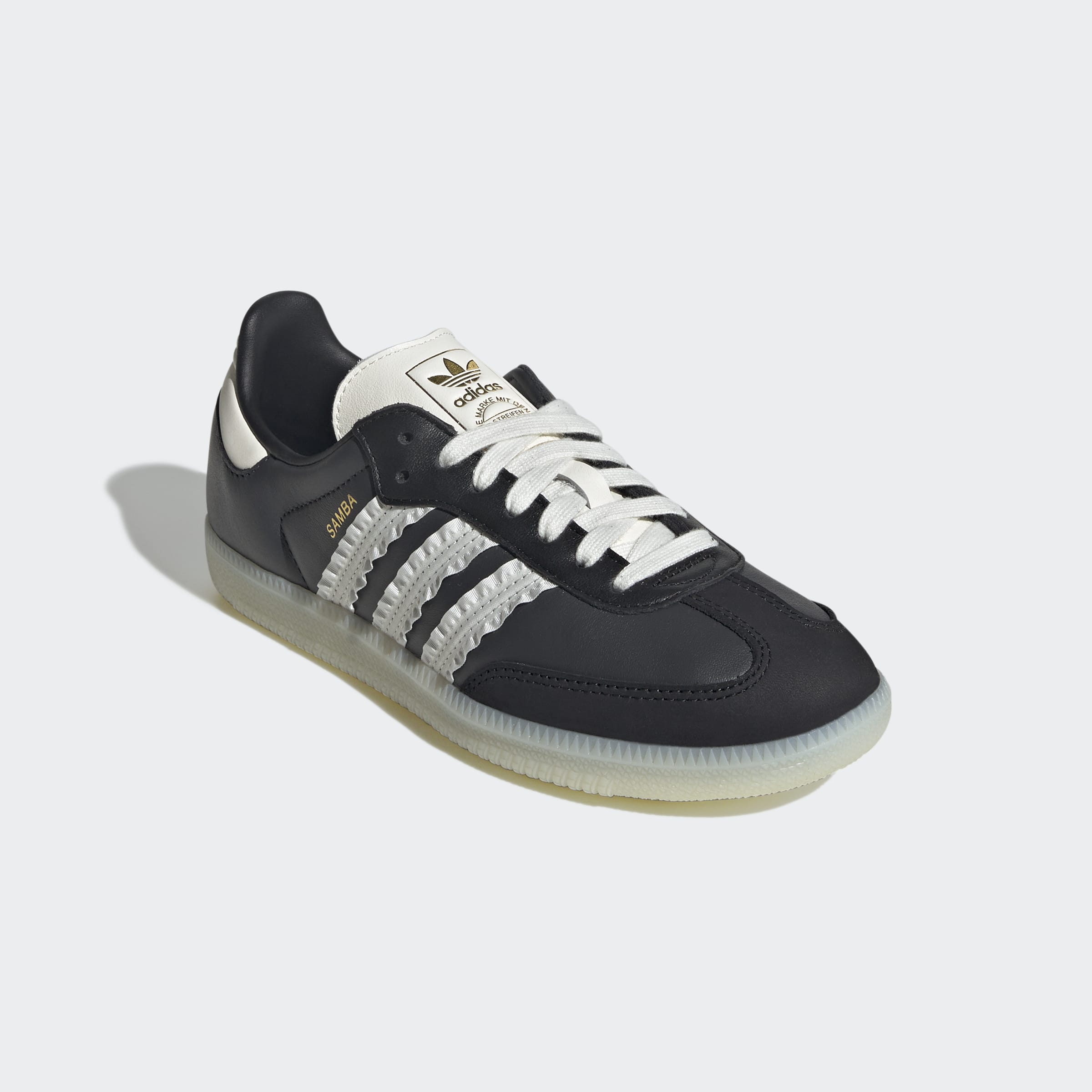 Women's adidas Originals Samba OG Shoes Carbon / Off White / Core Black
