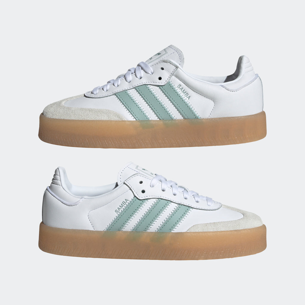 Women's adidas Originals Sambae Shoes White Wonder Blue