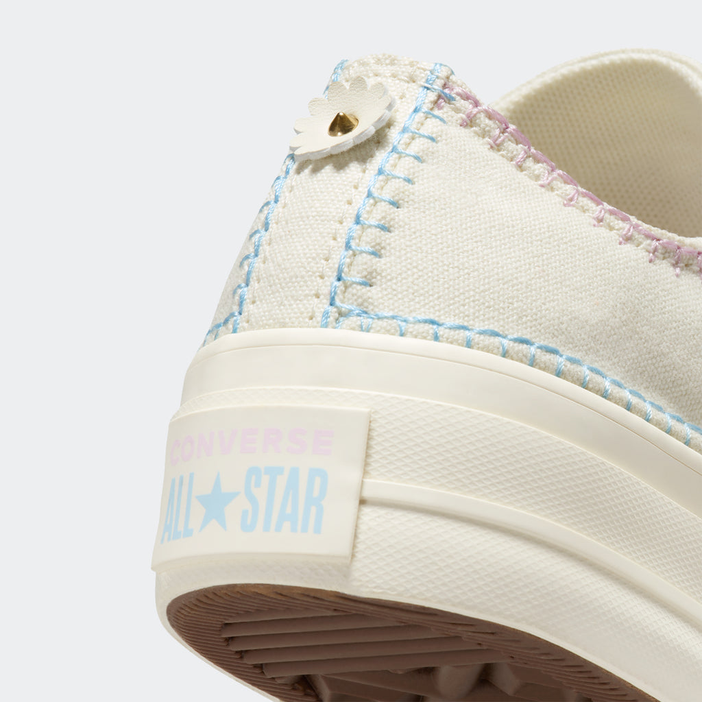 Women's Converse Chuck Taylor All Star Lift Crafted Stitching Egret