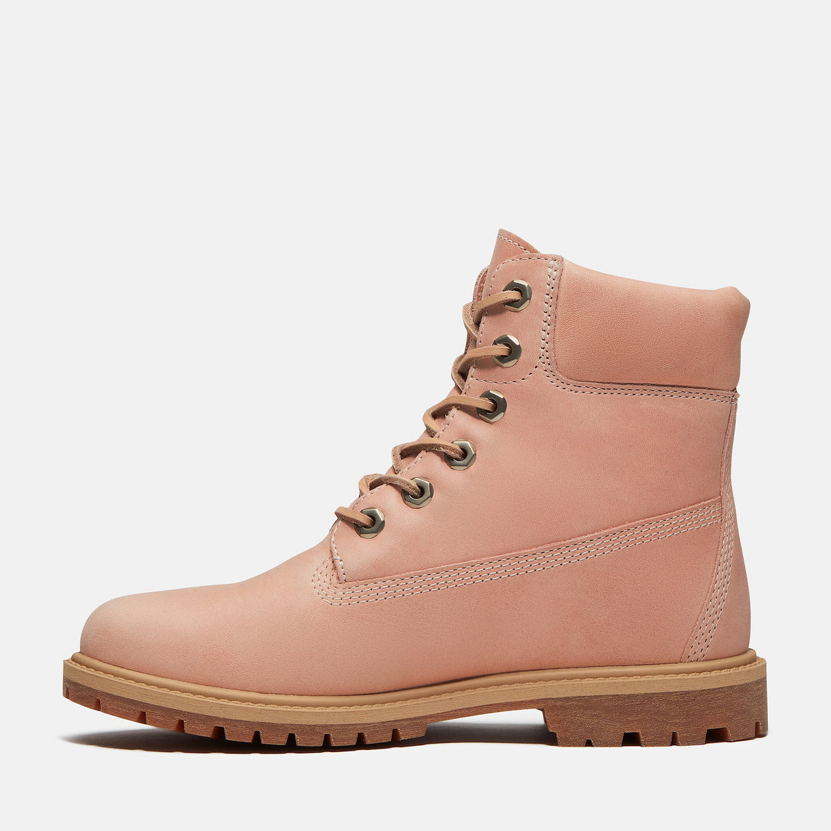 Women's Timberland Premium 6-Inch Waterproof Boots Light Pink Full Grain