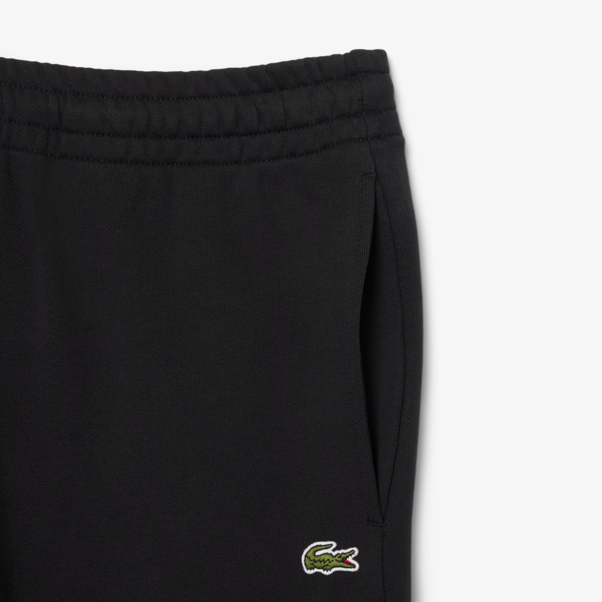 Men's Lacoste Tapered Leg Sweatpants Black