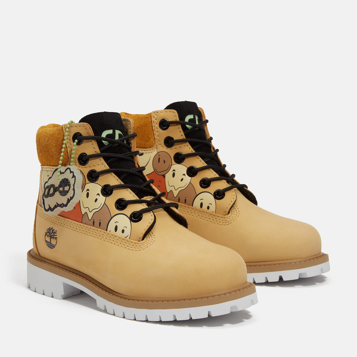 Little Kids Timberland Premium 6-Inch Waterproof Boots "Shades of Happiness"