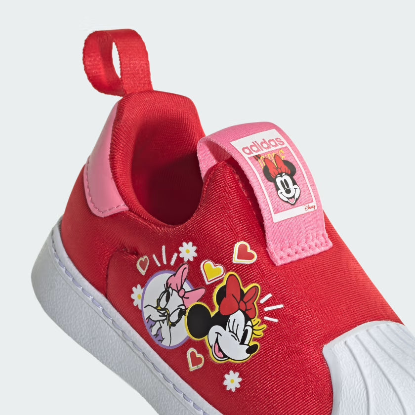 Toddlers adidas Originals X Disney Superstar 360 Shoes Red